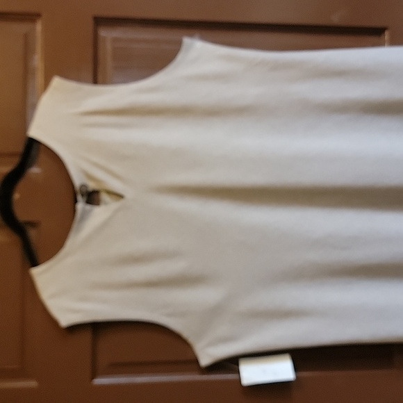 Coco+Juan-Linen blend tan colored sleeveless maxi dress 3X. NWT. - Picture 9 of 12